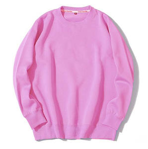 9.7 unisexe hommes femmes unisexe col rond pull-over OEM personnalisable solide décontracté col rond hommes sweats à capuche pull sweats - Product Image 3