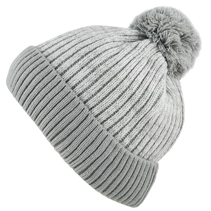 Wholesale Blank Winter Sports <b>Beanies</b> Knit <b>Fleece</b> Lined Cuff <b>Beanie</b> Hat Unisex Custom Embroidery Football Hockey Fan Caps - Product Image 2
