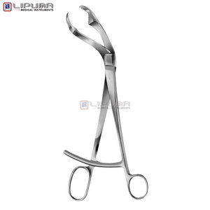 Fórceps de sujeción ósea Verbrugge con articulación labial 270mm 10 3/4 ''Estabilización ósea quirúrgica Fijación de fracturas Instrumentos médicos - Product Image 2
