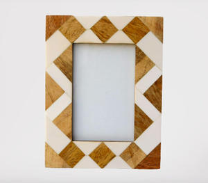 กรอบรูปฝังกระดูกทำจากไม้งานฝีมือสไตล์โมเดิร์นสำหรับตกแต่งบ้านสำนักงาน - Product Image 1