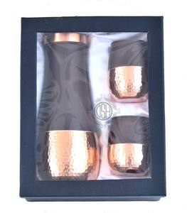 Venta caliente 100% Jarra de agua de diseño deportivo de cobre puro Tamaño personalizado 500ml Capacidad Vasos directos - Product Image 3