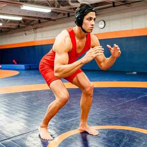 Wholesale Comfortable <b>Men's</b> Custom Made Polyester Material Wrestling <b>Singlet</b> Cool Design <b>Men</b> <b>Singlets</b> - Product Image 5