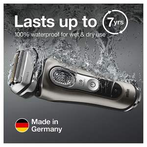 Rasoir électrique rechargeable 3-en-1 de dernière génération pour hommes, rasoir sans fil avec station de charge, étui de voyage, étanche IPX7 - Product Image 1