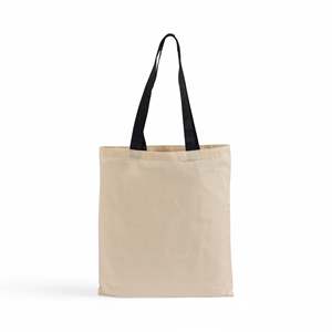 Bolsa de Mano de Algodón de Color Sólido con Cierre Abierto - Product Image 1