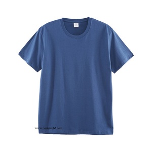 Men's 100% Cotton T-Shirt Custom Fit Multi-Color Short Sleeve Solid Medium <b>Weight</b> Plus Size Breathable <b>Blank</b> Design Casual Tshir - Product Image 6