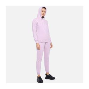 Jersey de entrenamiento de gran tamaño para mujer de Color sólido con logotipo personalizado chándales Rib Cuff Hoody Pocket 100% algodón de talla grande para invierno - Product Image 2