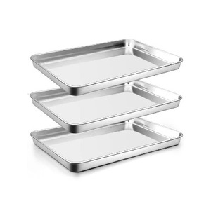 Plateau de cuisson en acier inoxydable à la demande énorme, faites cuire au four avec style avec notre plaque de cuisson en acier inoxydable durable, plat de cuisson - Product Image 6