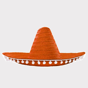 Vente en gros Chapeau sombrero en paille large du Mexique/Chapeau de cowboy jonc de mer pour adultes Mode/en vrac Chapeau en bambou OEM Designs personnalisés - Product Image 2