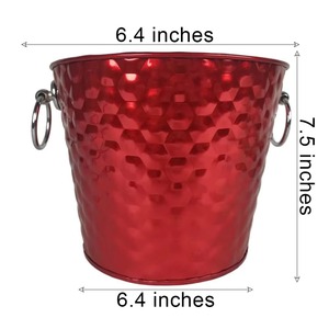 Vase à boisson en acier inoxydable contemporain, rangement pour vin, porte-bière, bol à champagne pour les fêtes à domicile et la restauration hôtelière - Product Image 4