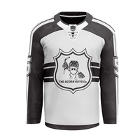 Jersey de Hockey sobre Hielo Sublimado con Diseño de Hoja de Arce Personalizado, Bordado 3D, Secado Rápido, Nombres de Equipos, Tela Twill de 220g, Alta Calidad, Unisex