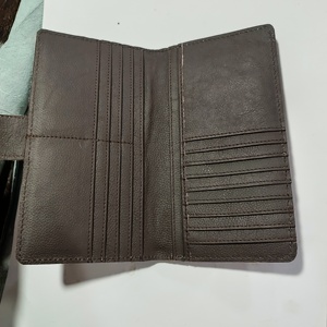 Cartera occidental larga de nuevo diseño RTS con tarjetero de herramientas manuales con flores Monedero de cuero más vendido a precio - Product Image 5