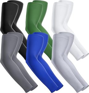 Logo personnalisé Protection solaire refroidissement Compression sport bras manches cyclisme pêche Sublimation blanc bras manches respirant - Product Image 5