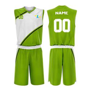 Uniforme de Baloncesto de Impresión Digital de Alta Calidad al por Mayor, Logotipo del Equipo Personalizado, Número, Talla Grande, Transpirable, Secado Rápido, Jersey Deportivo - Product Image 1