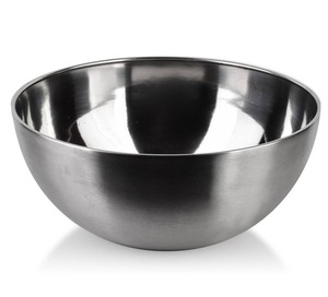 Cuenco para servir de diseño de tendencia con cuenco decorativo de Acabado plateado de aluminio de calidad fina, cuencos de comida para el hogar y la boda - Product Image 1