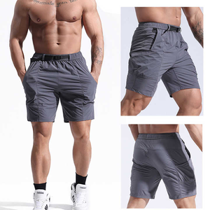Short de sport de qualité supérieure pour homme Short de sport de course à pied avec logo personnalisé confortable et à séchage rapide - Product Image 4
