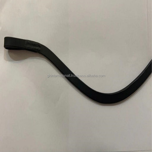 Bandeau équitation en cuir noir, vente en gros, 1 pièce, cuir de vache complet, forme incurvée, bracelet pour bride - Product Image 6