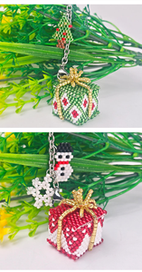 Kit de Broderie de Noël : Petit Cadeau Fait Main, Matériel de Fabrication de Perles à Enfiler - Product Image 4