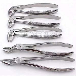 Pinzas de Extracción Dental de Acero Inoxidable, Alicates Quirúrgicos Manuales con Empuñadura Ergonómica, Patrón en Inglés, Logotipo Personalizado, Embalaje - Product Image 3