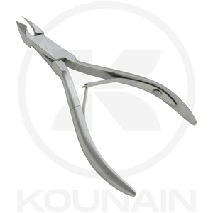Cortador de cutículas profesional de acero inoxidable KOUNAIN, herramienta de manicura de eliminación de piel muerta duradera, cortapelos de dedo recto afilado - Product Image 1