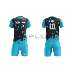 Camiseta de Fútbol de Invierno 100% Poliéster, Personalizada, Tejido de Malla, Secado Rápido, Transpirable, Anti-UV, Logotipo Frontal, Camiseta de Equipo - Product Image 1