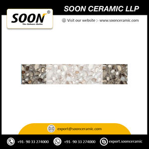 Carreaux en porcelaine résistants aux taches pour marches et contremarches 20X120 CM avec carreaux d'escalier au design à bord lisse du fournisseur indien - Product Image 4