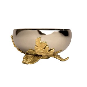 Utensilios de uso de catering para fiestas de lujo, cuenco decorativo, acabado dorado, equipo de cocina para Hotel y hogar, cuenco para servidor de fideos - Product Image 2