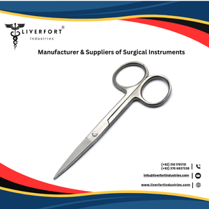 Ciseaux chirurgicaux manuels droits à extrémités émoussées TOP Dressing 6,5 po (16,5 cm) en acier inoxydable, modèle standard - Product Image 6