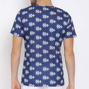 Chemises en polyester à sublimation pour hommes T-shirts personnalisés imprimés sur toute la surface pour le streetwear, l'entraînement et l'utilisation quotidienne - Product Image 3