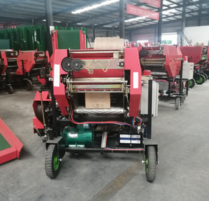 Mini Silg Ballen presse Maschine Dieselmotor Mais Silage Ballen presse und Wrapper Maschine zu verkaufen - Product Image 2
