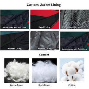 Abrigos cortavientos de invierno de algodón personalizables para hombre, chaquetas universitarias de talla grande de calle alta, Chaqueta larga informal bordada con soporte OEM - Product Image 5