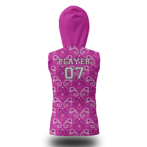 Uniformes personnalisables de sensibilisation au cancer grande taille pour filles 100% ensembles de polyester 7on7 drapeau football uniforme de compression respirant - Product Image 3