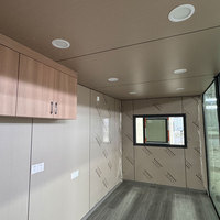 Cabane en bois portable d'extérieur à prix d'usine avec structure en acier