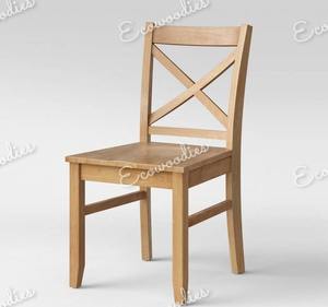 Silla de comedor de madera maciza de estilo moderno, silla de patio de jardín para restaurante, Hotel, sala de estar - Product Image 6