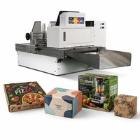 Impresora Digital Ecológica de Una Sola Pasada para Cajas de Correo, Cajas de Pizza, Bolsas de Papel Kraft, Impresión Bajo Demanda de Cartón