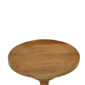 Mesa Auxiliar Redonda de Madera Maciza Tallada Moderna al por Mayor para Dormitorio, Sala de Estar, Hotel, Uso en Comedor, Mesa de Centro para Sofá - Product Image 3