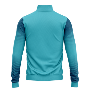 Sweat-shirt homme à col zippé 1/4, dernière collection, personnalisé, en polaire, demi-zip, col rond, brodé, motif uni, polyester/coton, coupe classique - Product Image 4