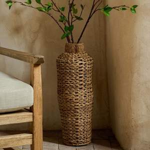 Maceta de mimbre tejida a mano al por mayor, cestas para macetas, decoración del hogar, cestas de mimbre, macetas para plantas de interior, Decoración de mesa - Product Image 6