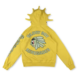 Sweat à capuche de haute qualité pour homme avec un imprimé en relief offrant un design texturé audacieux et une sensation douce et lourde pour des tenues tendance - Product Image 3