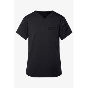 Ensemble de blouses médicales zippées pour hommes, sur mesure, OEM, en tissu sergé élasthanne, avec détection des aiguilles et fusion sans couture, pour hôpital, vente en gros - Product Image 4