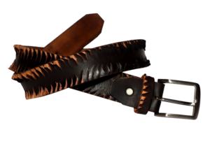 Cinturón Polo de hombre personalizado de calidad superior hecho a mano en la India de cuero genuino precio de fábrica razonable OEM verificado - Product Image 2