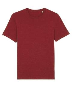 Camiseta ecológica de cáñamo de bambú en blanco 180 Gsm, camiseta sostenible de manga corta con cuello redondo para hombre, Camiseta de algodón orgánico personalizada - Product Image 5