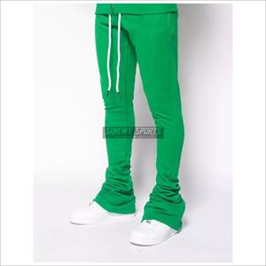 Ensemble de survêtement décontracté pour homme en coton 100%, taille plus, molleton, sweat-shirt à capuche, jogging, broderie personnalisée, écologique, actif - Product Image 4