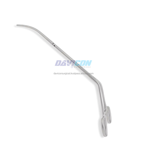 Pince DeBakey Thoracoscopique en Acier Inoxydable 65mm Courbée, Mâchoires Atraumatiques 1x2, Tige de 10mm, Manches Angulaires WLock, Longueur 17cm, L/W 9.75" - Product Image 4