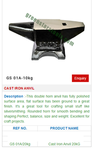 ทั่งเหล็กหล่อสำหรับทำเครื่องประดับเครื่องมือที่จำเป็นสำหรับการสร้างเครื่องประดับ - Product Image 2