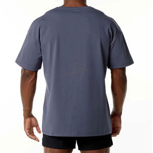 Camiseta de Boxeo con Cuello Redondo, 100% Algodón, Corte Holgado, Tallas Grandes, Diferentes Colores, Camiseta de Boxeo para Hombre - Product Image 2