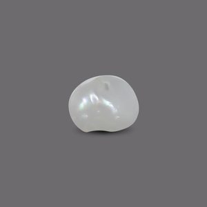 Perle de Basra 2,5 carats, perle d'eau douce naturelle blanche pour bijoux ou fabrication de bijoux - Product Image 2