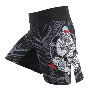 Shorts de kickboxing pour hommes imprimés sportifs MMA, très demandés - Haute qualité, séchage rapide, respirant, taille haute, fermeture élastique |   Vente en gros - Product Image 1