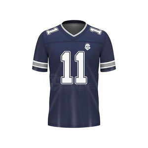 Jersey de Fútbol Americano Personalizado de Alta Calidad OEM, 100% Poliéster, Diseño Personalizado, Transpirable, de Secado Rápido, Opción de Talla Grande, Logotipo Personalizado - Product Image 1