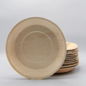 Assiettes jetables écologiques Assiettes rondes compostables et biodégradables pour événements, fêtes et usage quotidien - Product Image 4