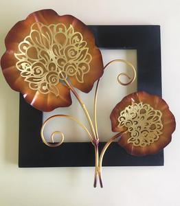 Panel de Marco MDF decorativo de lujo, adorno colgante de pared de hierro para el hogar, oficina, artesanía, decoración Interior para dormitorio y sala de estar - Product Image 2